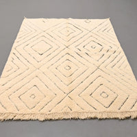 Authentic Beni Ourain Rug 5.2 x 7.3 feet / 160 x 225 cm - Ettilux Home