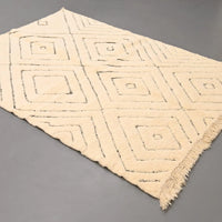 Authentic Beni Ourain Rug 5.2 x 7.3 feet / 160 x 225 cm - Ettilux Home