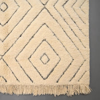 Authentic Beni Ourain Rug 5.2 x 7.3 feet / 160 x 225 cm - Ettilux Home