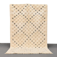 Authentic Beni Ourain Rug 5.2 x 8.1 feet / 160 x 247 cm - Ettilux Home