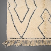 Authentic Beni Ourain Rug 5 x 8.4 feet / 153 x 257 cm - Ettilux Home