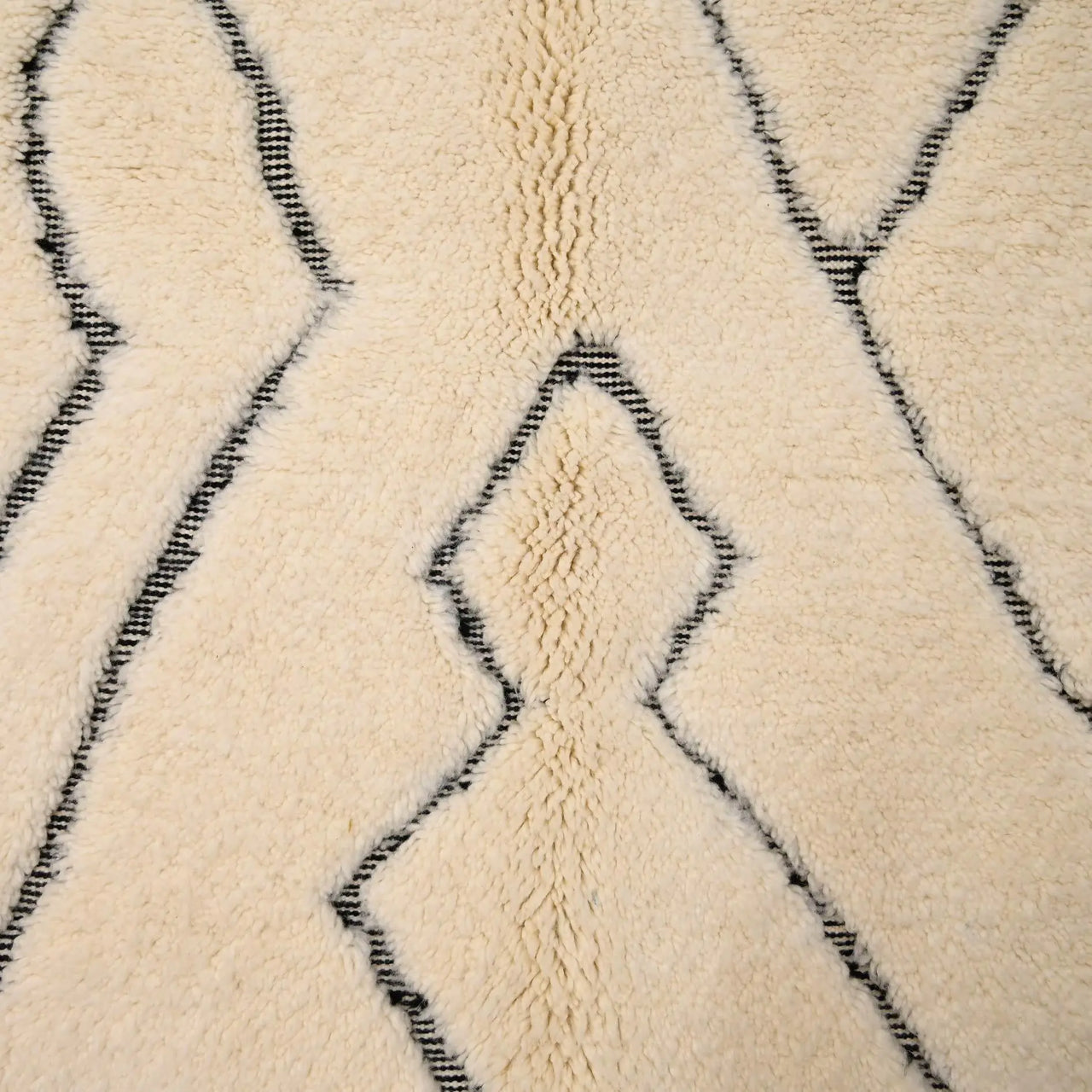 Authentic Beni Ourain Rug 5 x 8.4 feet / 153 x 257 cm - Ettilux Home
