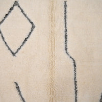 Authentic Beni Ourain Rug 5 x 8.4 feet / 153 x 257 cm - Ettilux Home