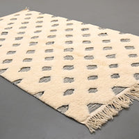Authentic Beni Ourain Rug 5 x 8.8 feet / 153 x 270 cm - Ettilux Home