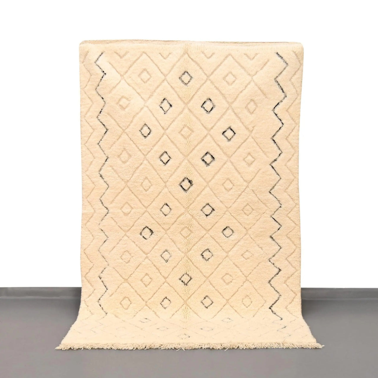 Authentic Beni Ourain Rug 5 x 8 feet / 153 x 246 cm - Ettilux Home