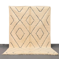 Authentic Beni Ourain Rug 6.5 x 9.5 feet / 200 x 291 cm - Ettilux Home