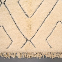 Authentic Beni Ourain Rug 6.5 x 9.5 feet / 200 x 291 cm - Ettilux Home