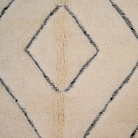 Authentic Beni Ourain Rug 6.5 x 9.5 feet / 200 x 291 cm - Ettilux Home