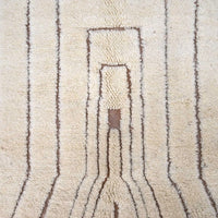 Authentic Beni Ourain Rug 6.9 x 10.3 feet / 213 x 315 cm - Ettilux Home
