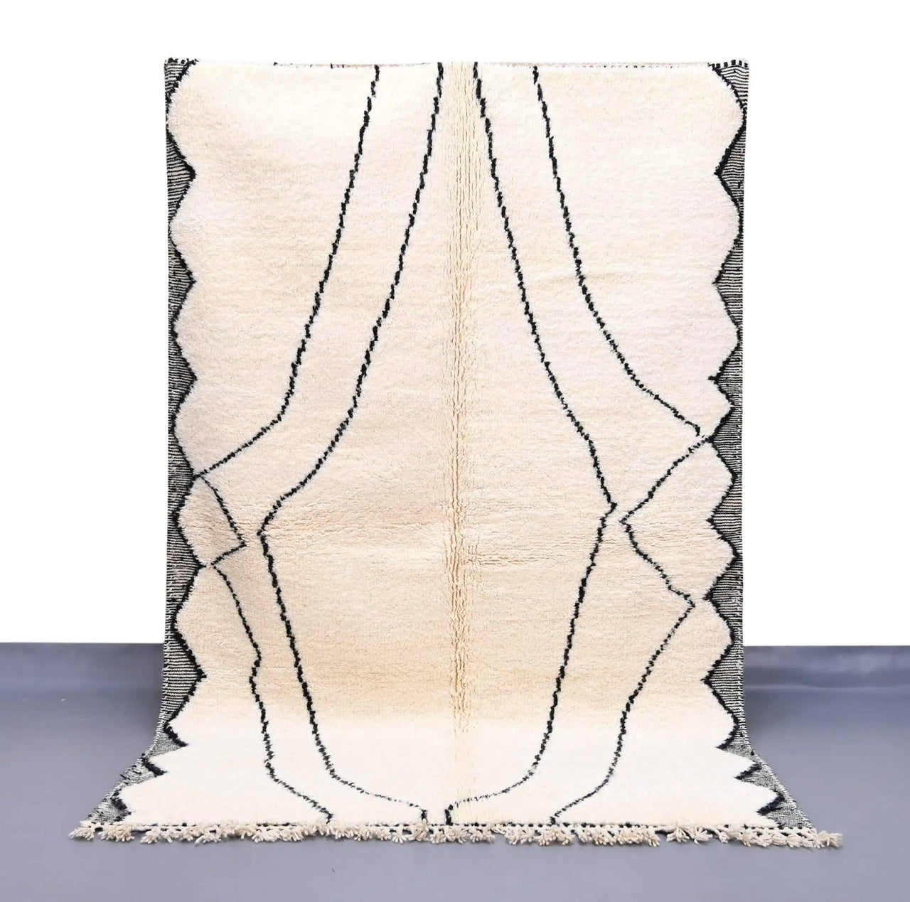 Authentic Beni Ourain Rug 8.2 x 5.3 feet / 252 x 164 cm - Ettilux Home