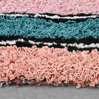 Colorful And Warm Moroccan Boucherouite Rug(2.4 x 8.7 feet) - Ettilux Home