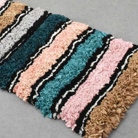 Colorful And Warm Moroccan Boucherouite Rug(2.4 x 8.7 feet) - Ettilux Home