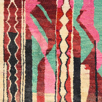 Evocative Berber Wool Vintage Rug 5.4 x 8.5 feet / 165 x 260 cm - Ettilux Home