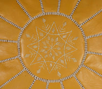 Goldenrod Pouf - Ettilux Home