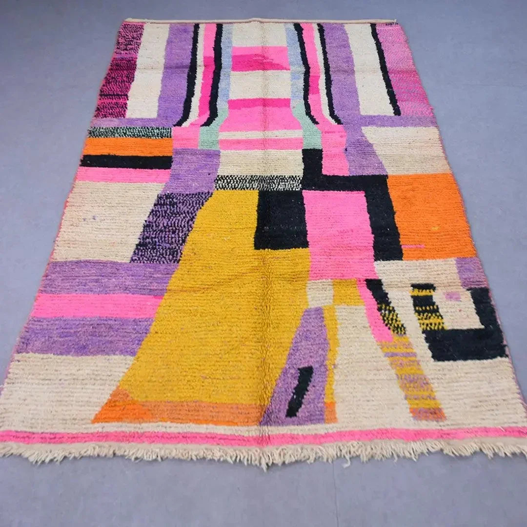 Vintage Moroccan Rug 6.3 x 10.3 feet / 192 x 316 cm Ettilux Home
