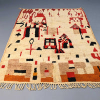 Moroccan Vintage Rug 6.4 x 9.5 feet / 195 x 292 cm - Ettilux Home