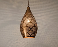 Moroccan bronze pendant light, moroccan lamp, pendant lighting, moroccan pendant light, moroccan suspension - Ettilux Home