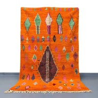 Moroccan Vintage Rug 5.5 x 9.4 feet / 168 x 288 cm - Ettilux Home