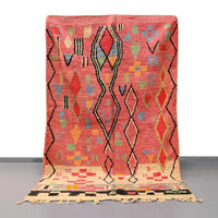 Moroccan Vintage Rug 5.6 x 8.9 feet - Ettilux Home