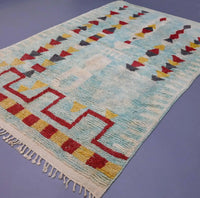 Moroccan Vintage Rug 6.8 x 10.3 feet - Ettilux Home