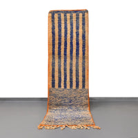 Moroccan Vintage Runner Rug 2.4 x 8.1 feet / 73 x 248 cm - Ettilux Home