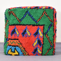 Moroccan Vintage Wool Floor Cushion Cover - Ettilux Home