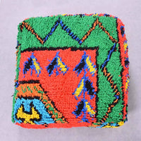 Moroccan Vintage Wool Floor Cushion Cover - Ettilux Home
