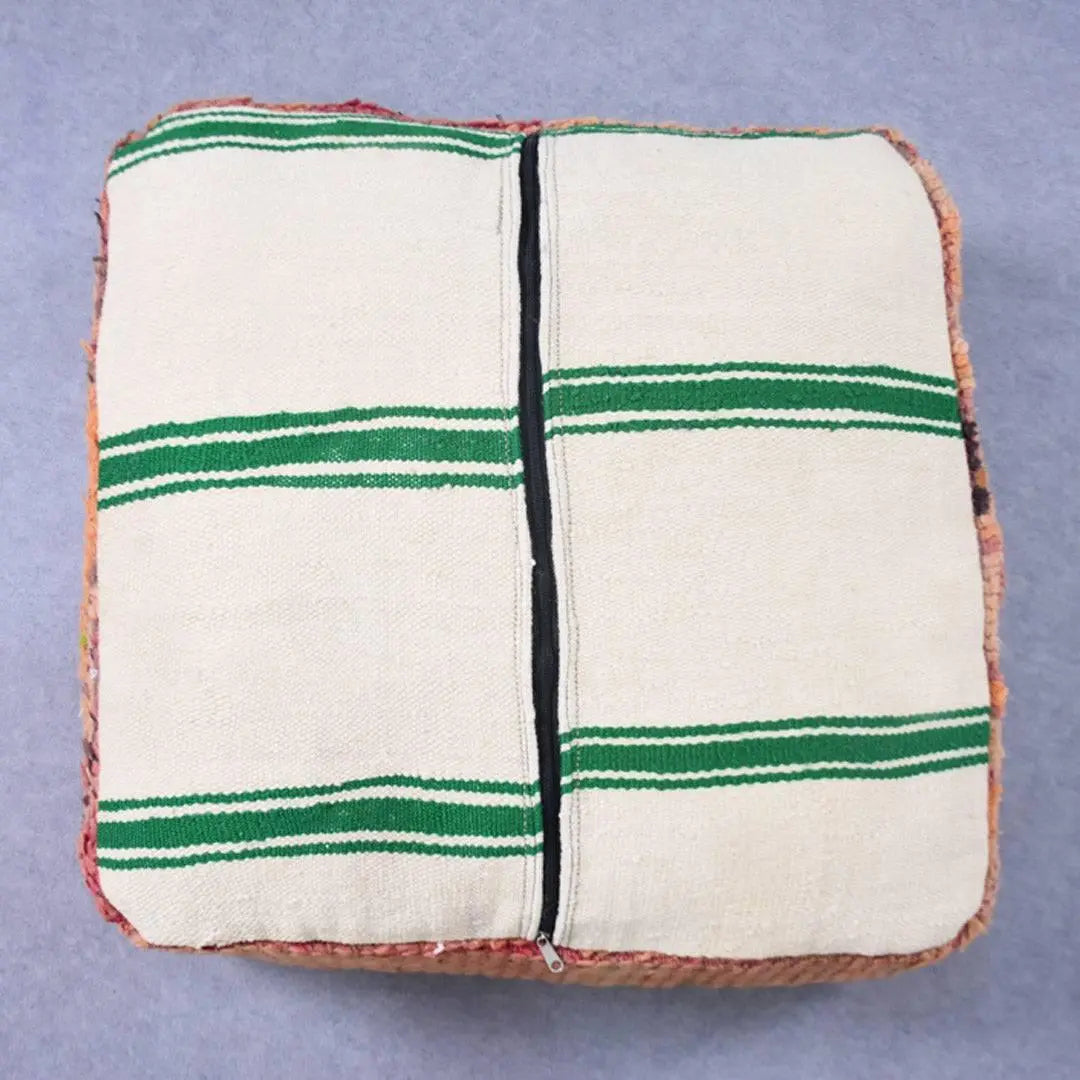 Moroccan Vintage Wool Floor Cushion Cover - Ettilux Home