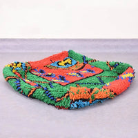 Moroccan Vintage Wool Floor Cushion Cover - Ettilux Home