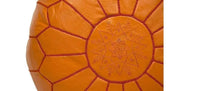 Orange Pouf - Ettilux Home