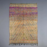 Unique Moroccan Rug 6.6 x 11.6 feet / 202 x 353 cm - Ettilux Home