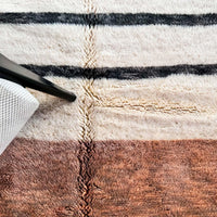 Valencia White Luxury Beni Mrirt Moroccan Rug 8 X 11.1 ft / 245 X 340 cm - Ettilux Home