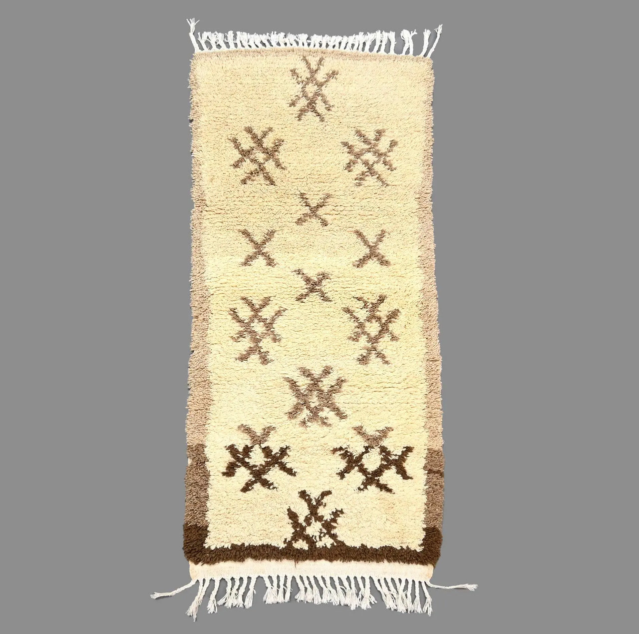 Vintage Azilal Rug 2.7 x 6.7 feet / 83 x 204 cm - Ettilux Home