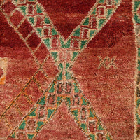 Vintage Moroccan Rug 6 x 12.8 feet / 185 x 390 cm - Ettilux Home