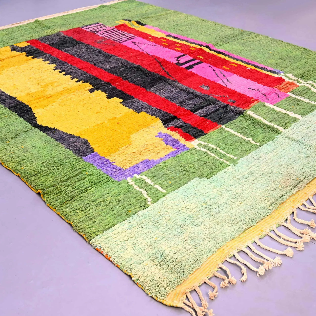 Vintage Moroccan Rug 10 x 12.5 feet / 304 x 383 cm - Ettilux Home