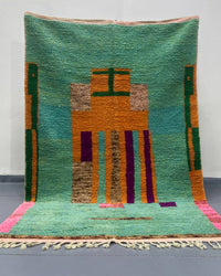 Vintage Moroccan Rug 5.9 x 9.2 feet / 182 x 282 cm - Ettilux Home
