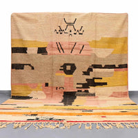 Vintage Moroccan Rug 9.5 x 13.1 feet / 292 x 400 cm - Ettilux Home