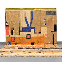 Vintage Moroccan Rug 9.6 x 12.8 feet / 294 x 390 cm - Ettilux Home
