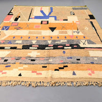 Vintage Moroccan Rug 9.6 x 12.8 feet - Ettilux Home