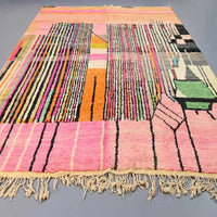 Vintage Moroccan Rug 9.8 x 13.4 feet - Ettilux Home