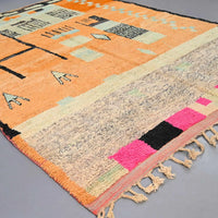 Vintage Moroccan Rug 9.8 x 13 feet - Ettilux Home