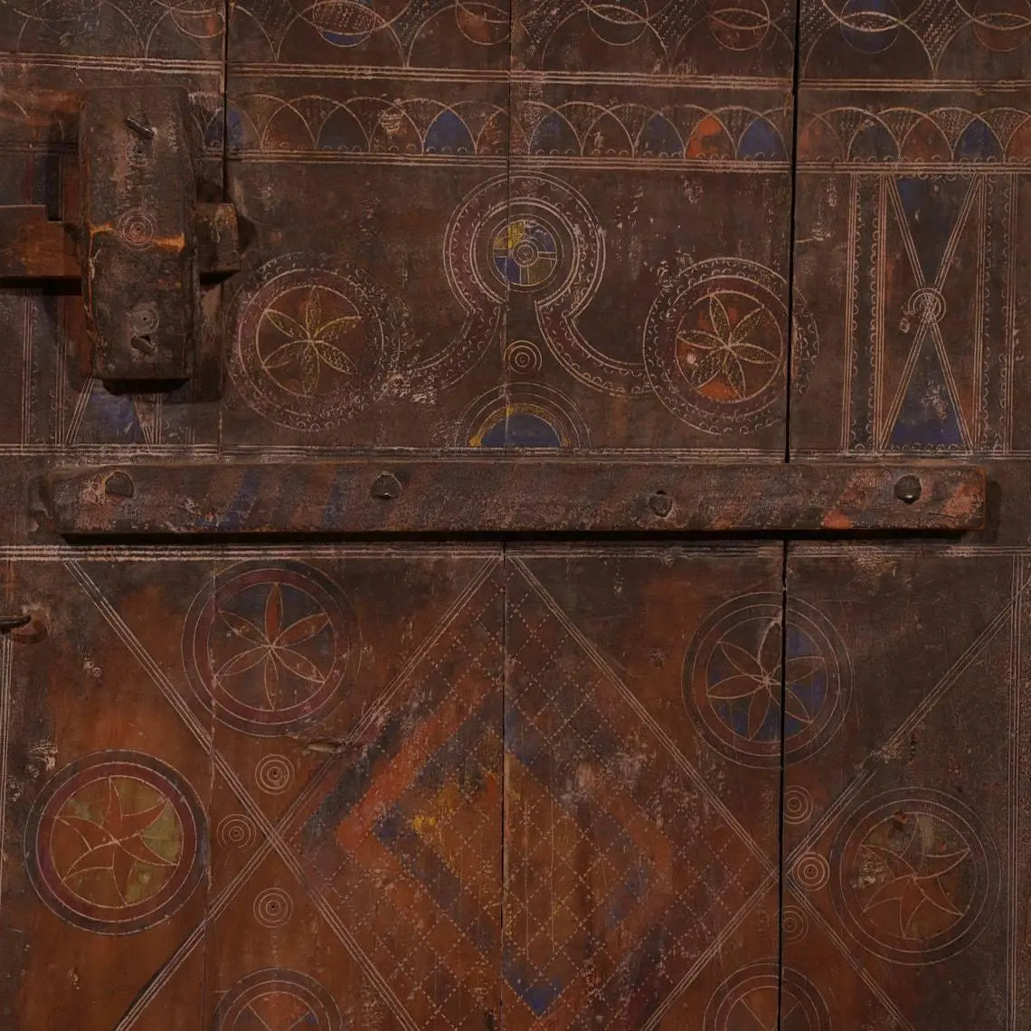 Vintage Moroccan Wooden Door - Ettilux Home