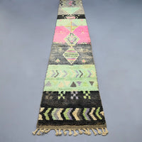 Vintage Runner Moroccan Rug 2.4 x 16.6 feet / 73 x 506 cm - Ettilux Home