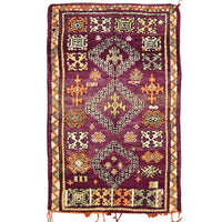 Vintage Testamen Moroccan Rug 5.3 x 9.2 ft / 163 x 283 cm - Ettilux Home