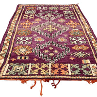 Vintage Testamen Moroccan Rug 5.3 x 9.2 ft / 163 x 283 cm - Ettilux Home