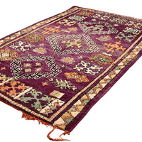 Vintage Testamen Moroccan Rug 5.3 x 9.2 ft / 163 x 283 cm - Ettilux Home